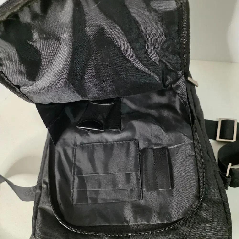 Saltillo Black Messenger Shoulder Bag Laptop Tablet Briefcase Travel Work Case